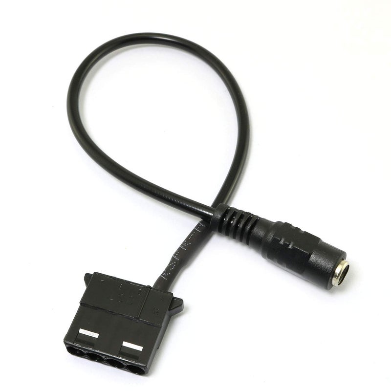 RLECS Female DC Power Supply Plug 5.5x2.1mm to 12V 4Pin Molex Power Adapter Round Cable - Image 4